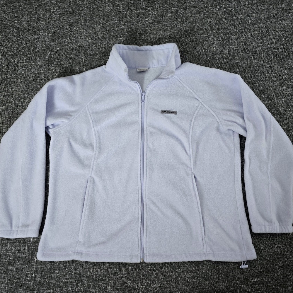 Columbia Benton Springs Full Zip Fleece Jacket Lavender 2X WW6439 Plus Size